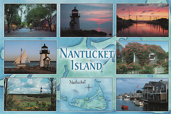 Nantucket Island, Postcard