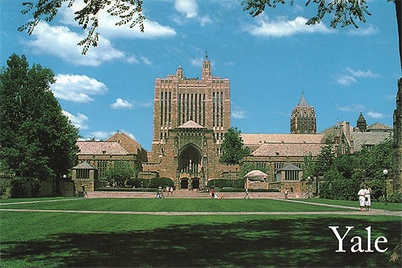 Yale Sterling Memorial library, Postcard
